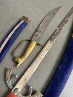 3x Indian swords/knives - 7