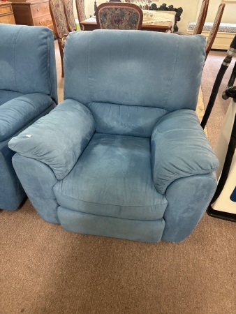 Blue Reclining Lounge Chairs