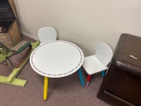 Childrens Play Table and Chairs - 2