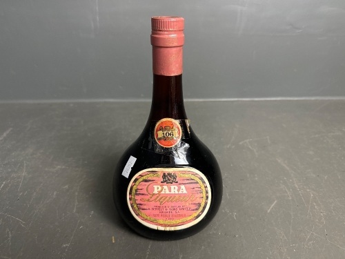 Para Liqueur No.106 by B Seppelt & Sons Limited Adelaide Australia