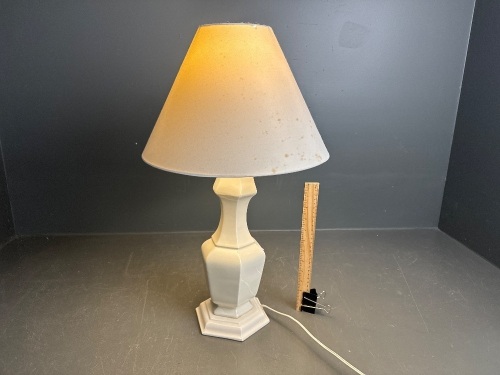 Cream Table Lamp