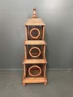 Wooden and metal bird cage - 2