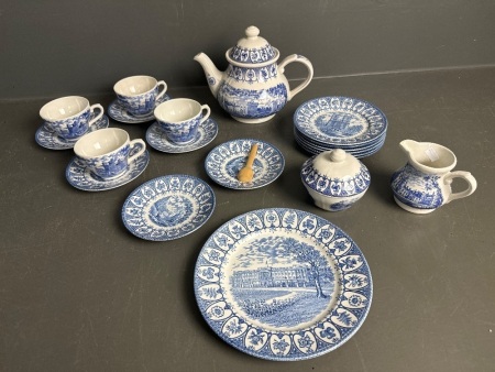 Queens Jubilee (1977) Staffordshire tea set