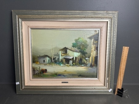 Xavtentica -  oil on canvas signed Silvano Gamba