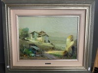 Autentica oil on canvas signed Silvano Gamba