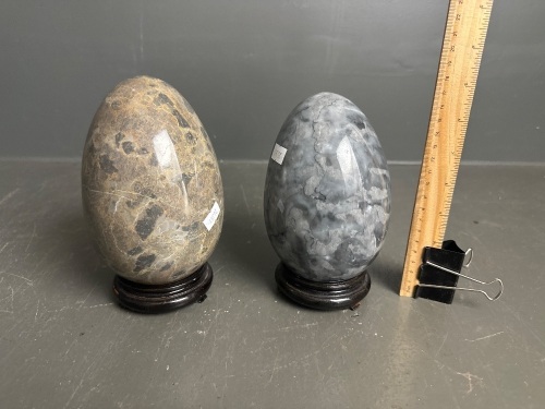 2 marble dragon eggs