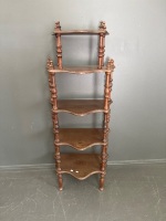 Wooden 5-tiered Wotnot