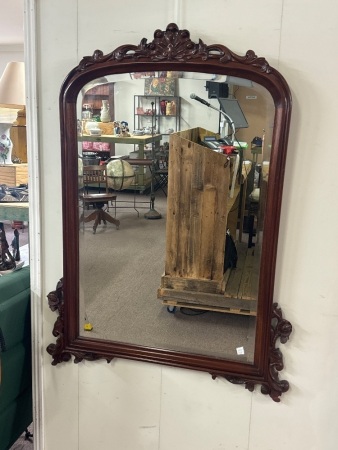 Ornate Rosewood Mirror