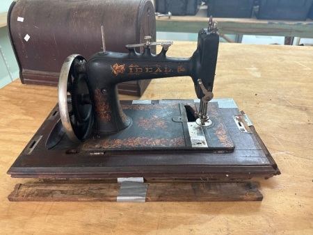 Vintage Ideal Hand Powered Sewing Machine