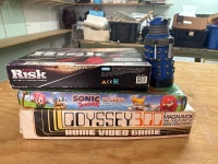 Sonic the Hedgehog 3D Chess, Risk The Game & Odyssey 300 New Video Game