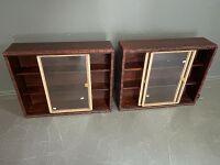 2 Bench Top Display Cabinets - 2