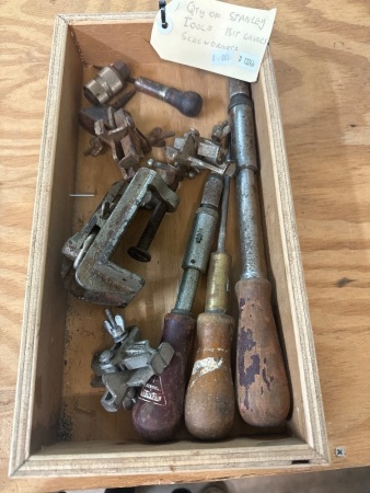 Qty of Stanley Tool Bit Gauges & Screwdrivers