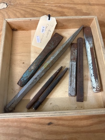 7 Assorted Cold Chisels