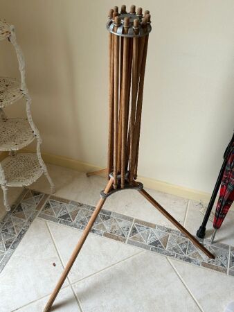 Vintage clothes drying rack