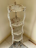 Cast iron 4-tier pot/plant stand