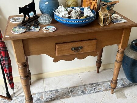 Vintage hall table