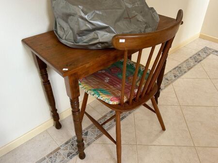 Small vintage writing desk and chair