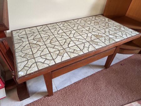 Small side/coffee table with tile top