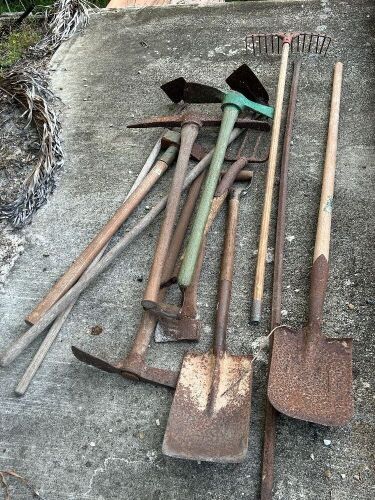 Assorted garden tools