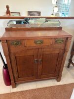 Silky oak art deco sideboard