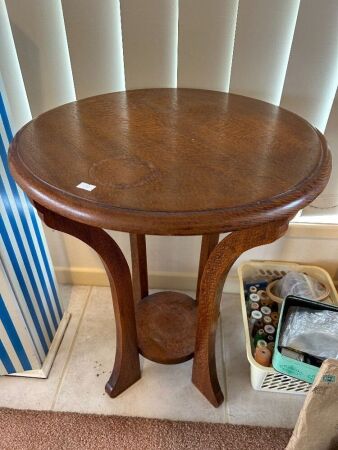 Silky oak side table