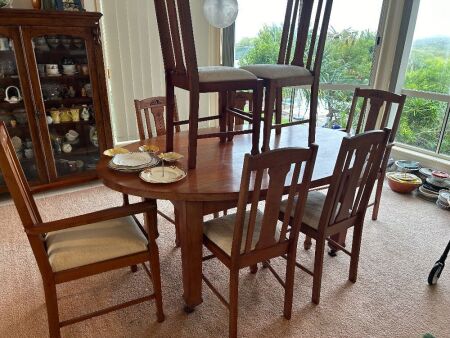 9-piece dining table set