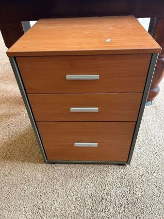 Wooden office filing/storage unit