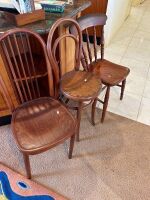 3 antique chairs