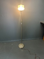 Mid Century Copper & Brass Floor Lamp - 2