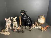 Large Mixed Lot of Ceramic Animals