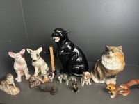 Large Mixed Lot of Ceramic Animals - 2