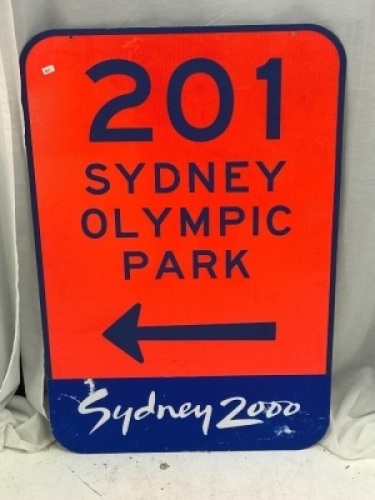 Sydney 2000 Olympics Parking Sign - 900mm x 600mm