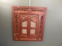 Wooden Ornamental Carved Frame with Doors