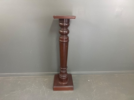 Large Wooden Antique Style Pedestal