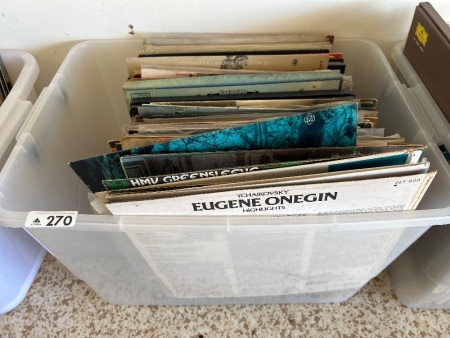 Box of records 