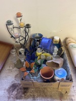 Assorted lot - mostly candle related 