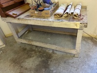 Wooden workbench