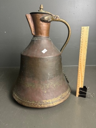 Unique Copper Water Jug in good condition