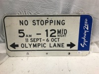 Sydney 2000 Olympics Parking Sign