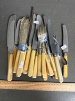 Selection of Bone Handle Cutlery