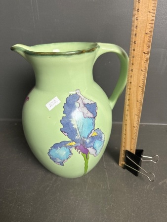 Christopher Vine Design Australian Pottery Jug Mark to Base Hand Painted