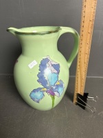 Christopher Vine Design Australian Pottery Jug Mark to Base Hand Painted