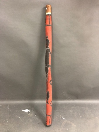 Vintage Painted Didgeridoo