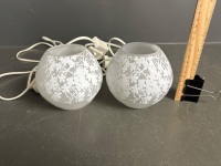 Pair Hand Made Quality Bed Side Lamps