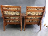 Pair of Mid Century Armchairs with Cushions - 3