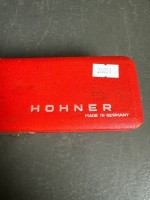 Original Hohner Germany 64 Chromonica Professional Model Harmonica in Case - 3