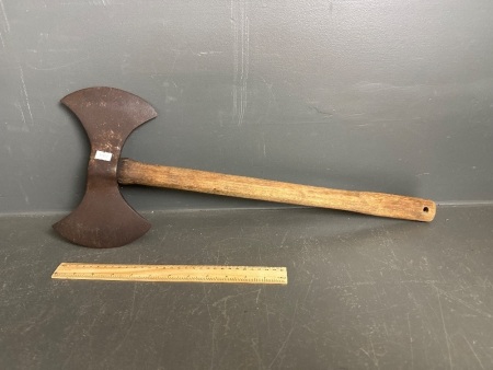 Hand Forged Double Headed Hatchet Axe