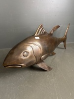 Brass Fish Statue - 2