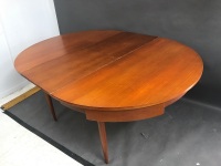 Mid Century Parker Teak Extending Dining Table with 6 Chairs. Prototype Bought from Parker Stand at 1967 Melbourne Home Show - 2