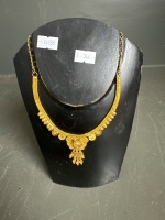 Gold Plated Indian Necklace